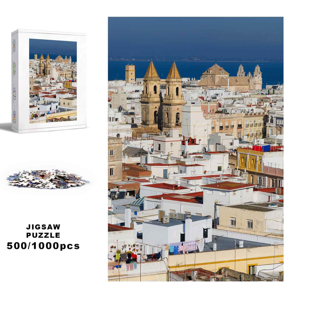 Exotic Town 500 / 1000 Piece Puzzle - Woodbests