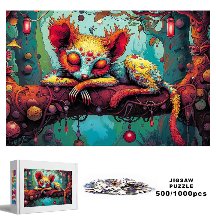 Dreamy Civet 500 / 1000 Piece Puzzle - Woodbests