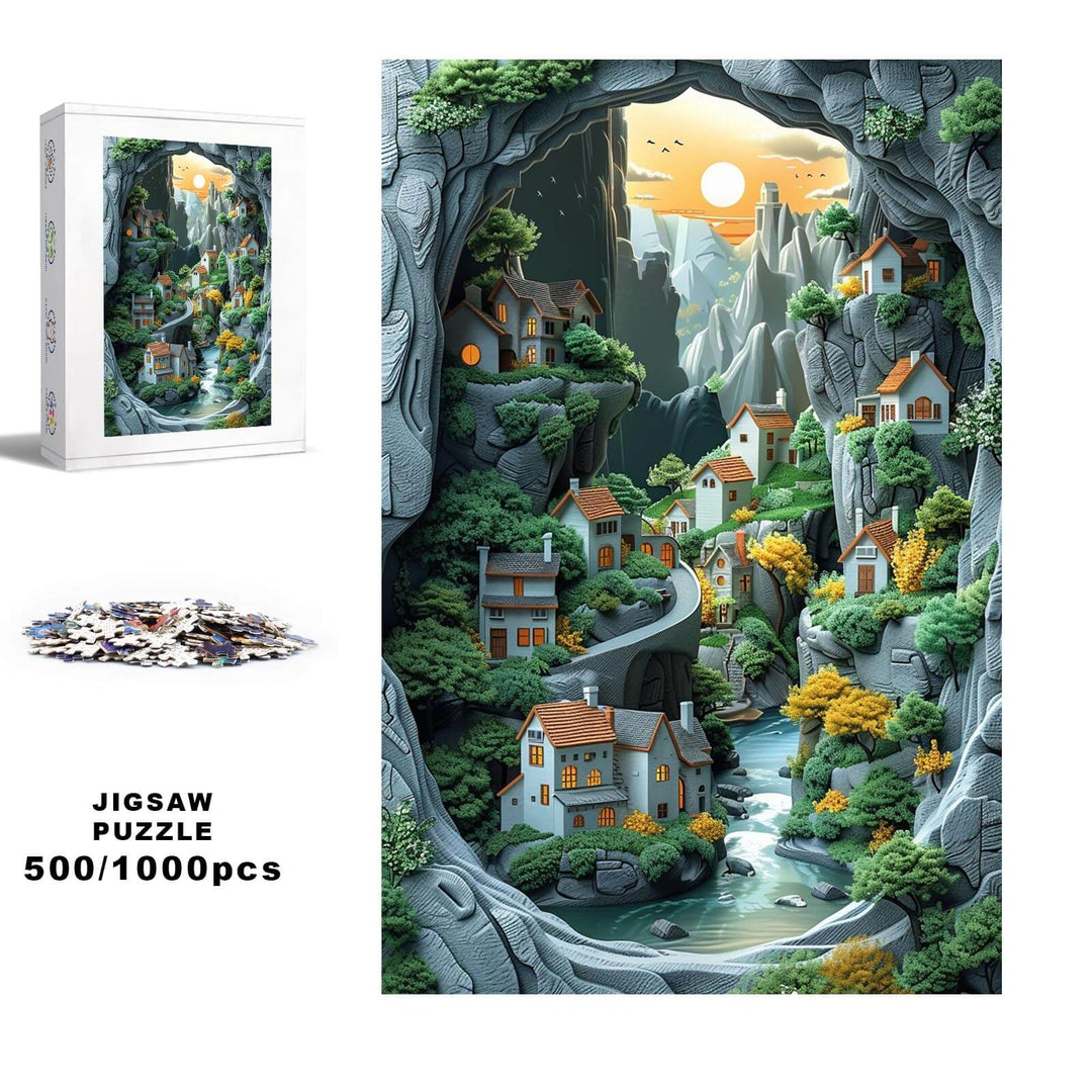 Paradise 500 / 1000 Piece Puzzle - Woodbests