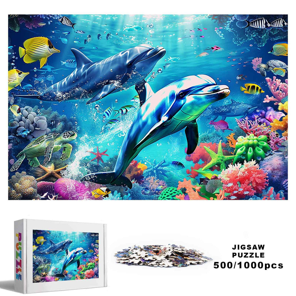 Undersea Paradise 500 / 1000 Piece Puzzle - By Woodbests