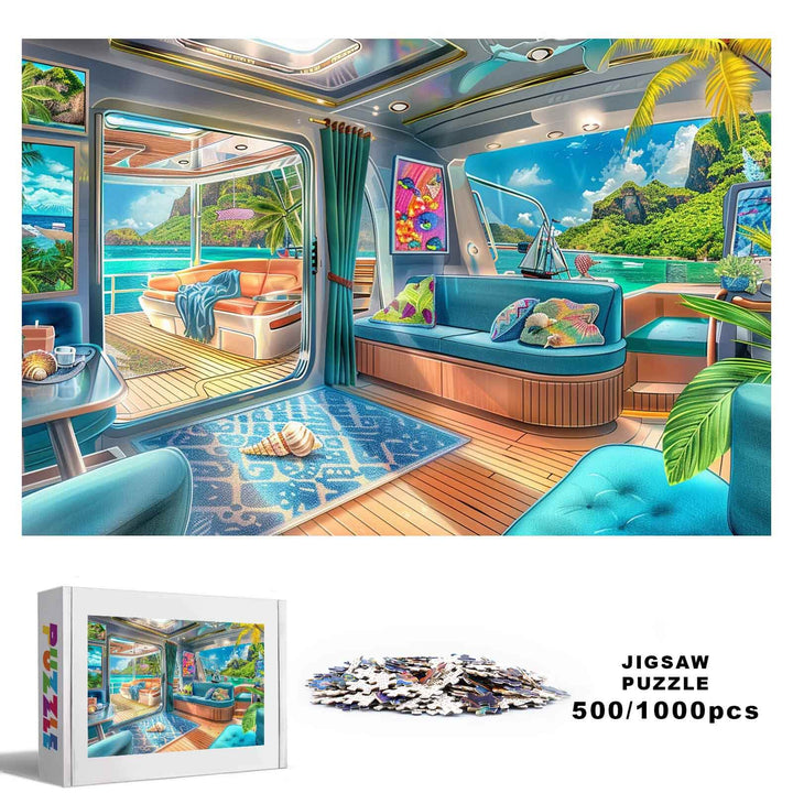 Luxury Yachts 500 / 1000 Piece Puzzle - By Woodbests