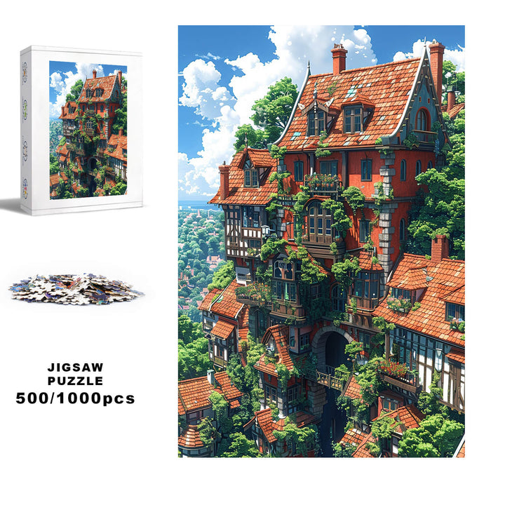 Huge Island 500 / 1000 Piece Puzzle - By Woodbests