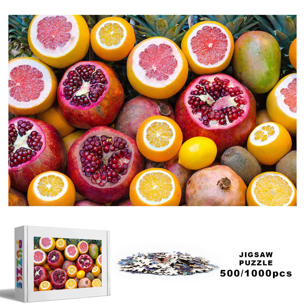 Fruit-2 500 / 1000 Piece Puzzle - By Woodbests