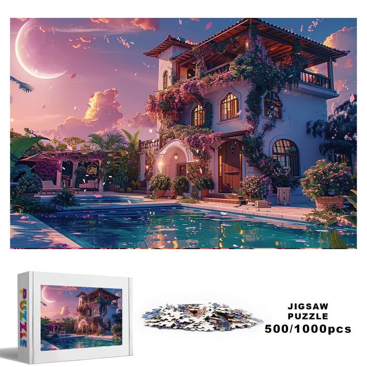Dream Villa 500 / 1000 Piece Puzzle - By Woodbests