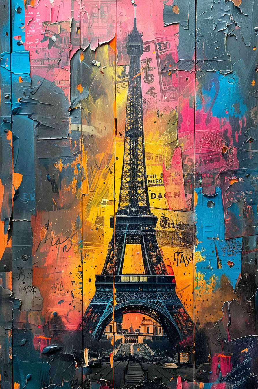 Eiffel Tower 500 / 1000 Piece Puzzle - By Woodbests