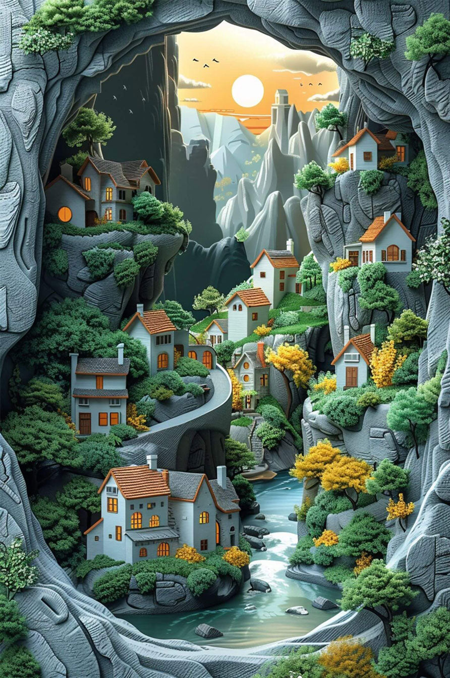 Paradise 500 / 1000 Piece Puzzle - Woodbests