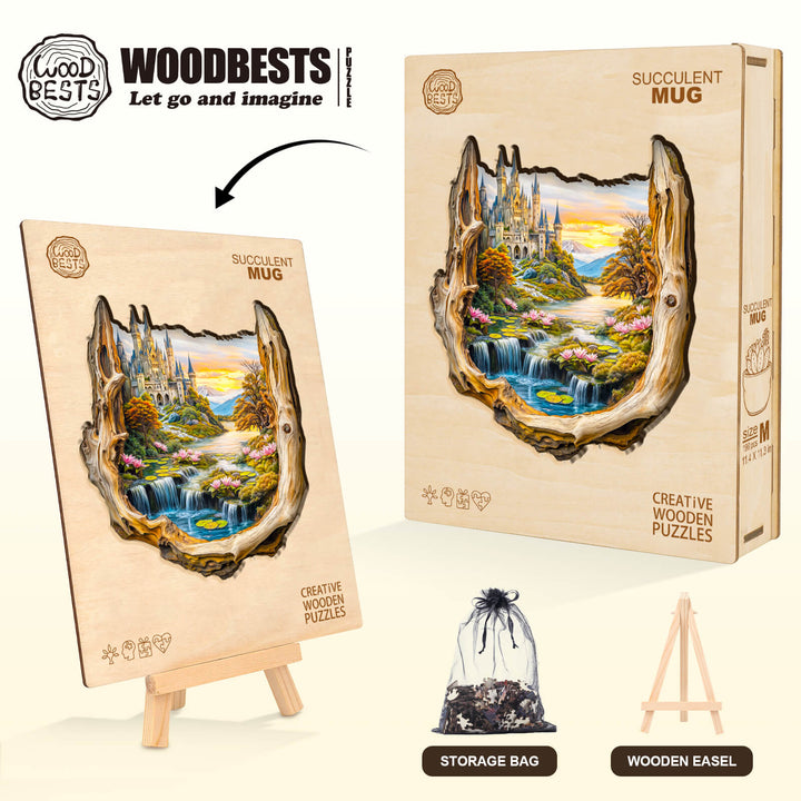 Verzauberter Rahmen-1 Holzpuzzle