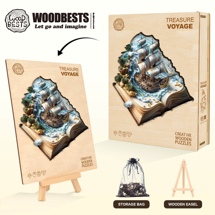 Segelabenteuer Holzpuzzle