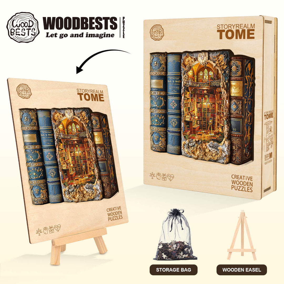 StoryRealm Tome Holzpuzzle