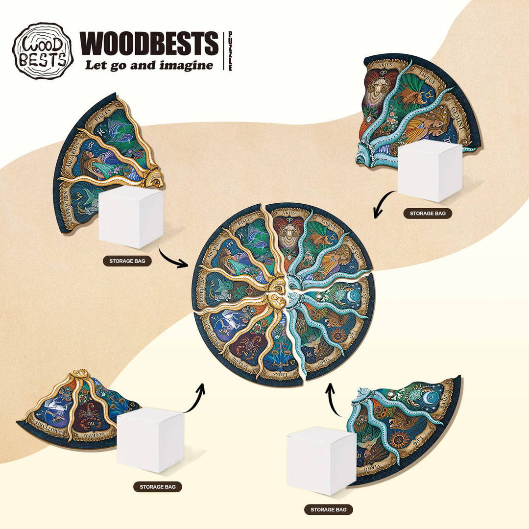 Party Puzzle-Tierkreis-Horoskop