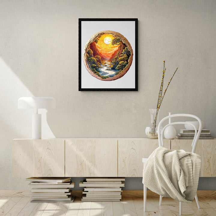 Dämmerwald Holzpuzzle