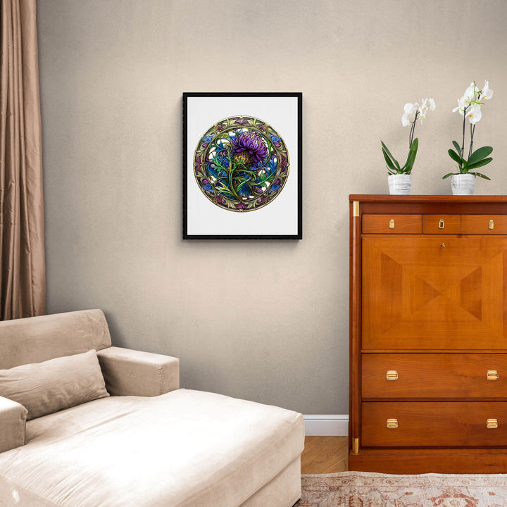 Scotch Thistle Wooden Jigsaw Puzzle - Woodbests