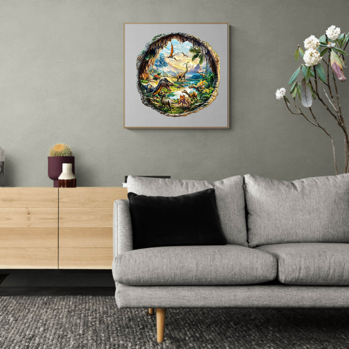 Jurassic Höhlen Holzpuzzle