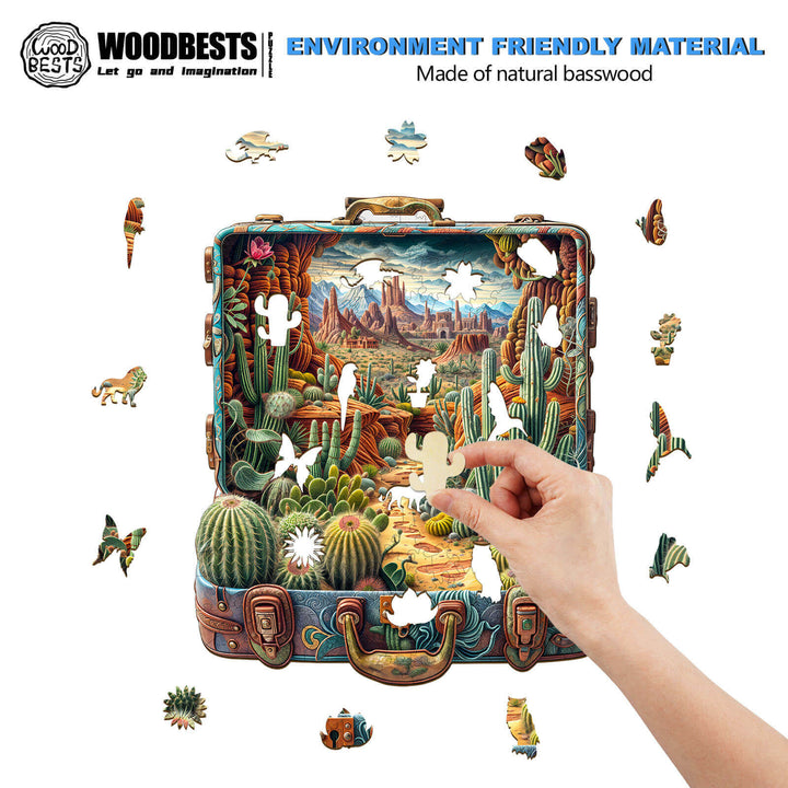 Wüsten-Odyssee-2 Holzpuzzle