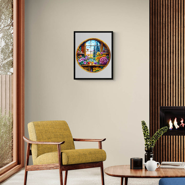 Traumfenster Holzpuzzle