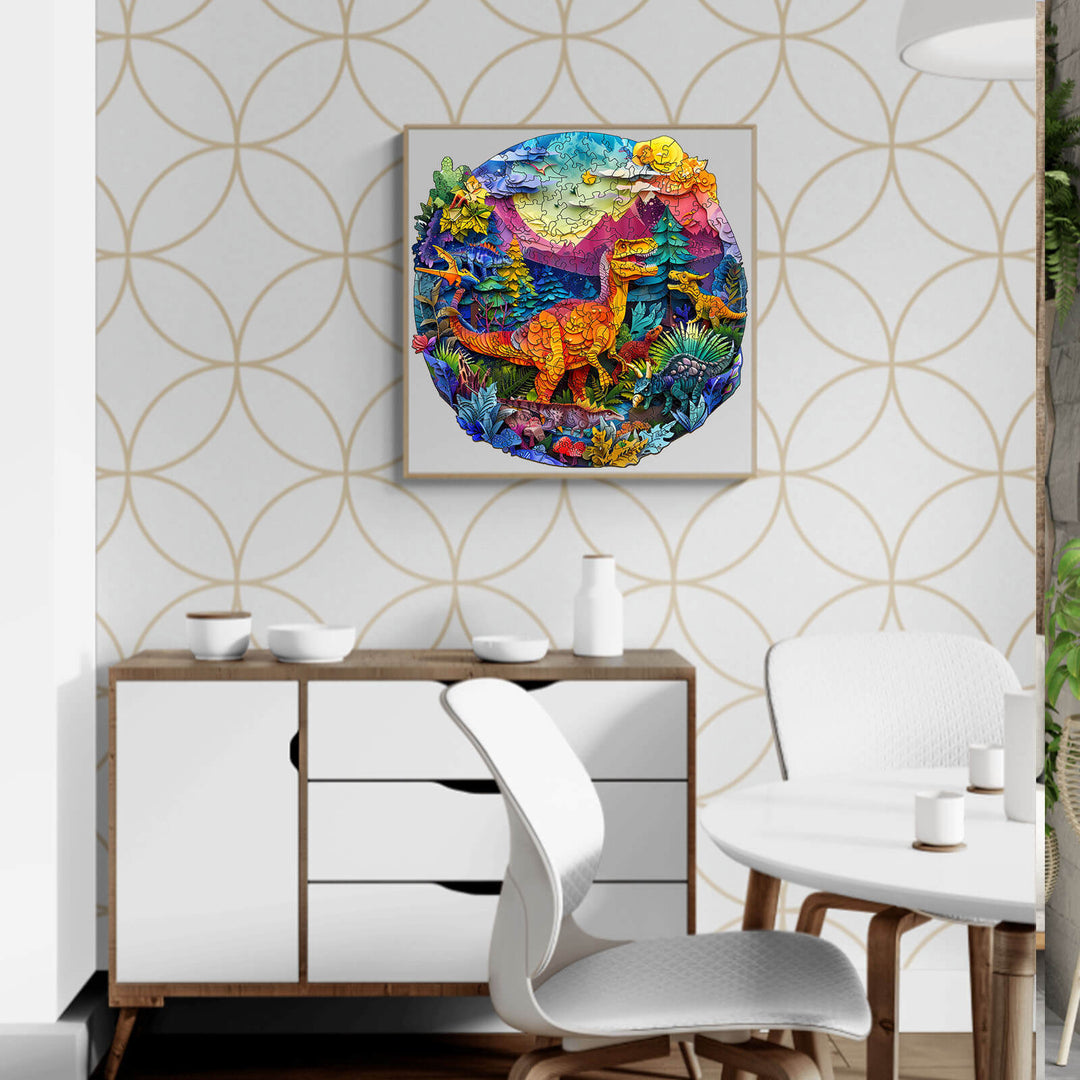 3D T-Rex Wooden Jigsaw Puzzle - Woodbests