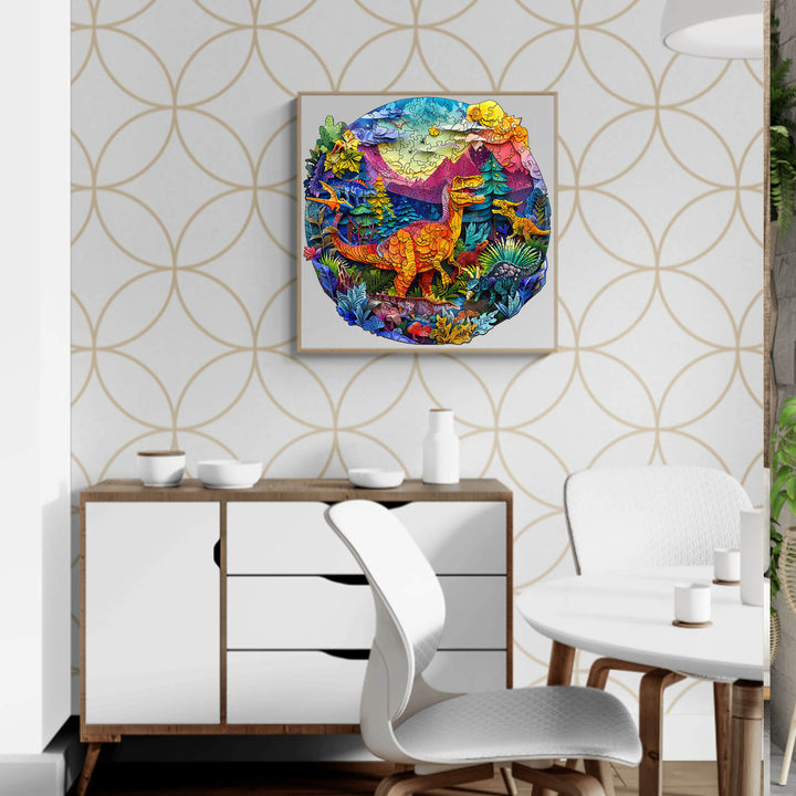 3D T-Rex Wooden Jigsaw Puzzle - Woodbests