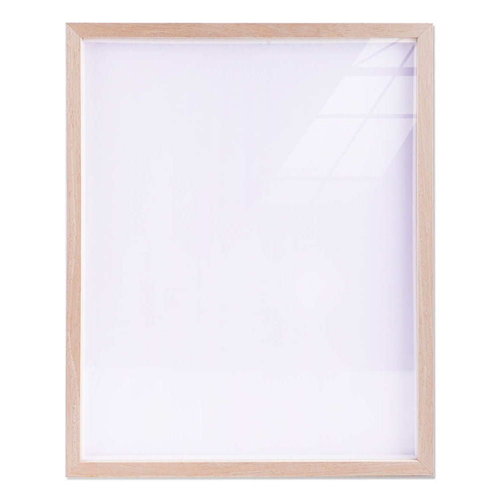 Natural Solid Oak Wood Photo Frame for Pictures, Prints, Art Frames