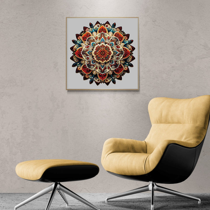 Mandala-6 Holzpuzzle