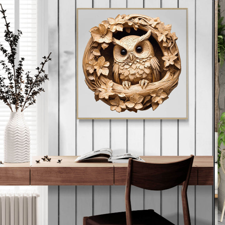3D Owl-1 Wooden Jigsaw Puzzle - Woodbests