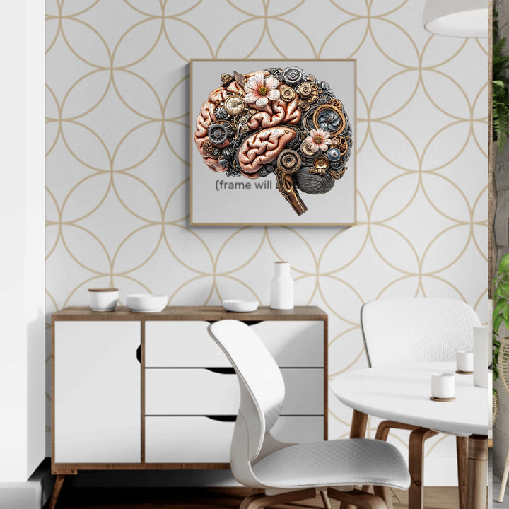 Mechanisches Hirnstamm Holzpuzzle