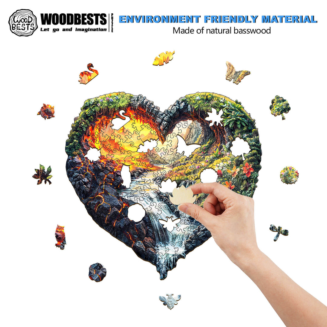 Ewiger Fluss Holzpuzzle