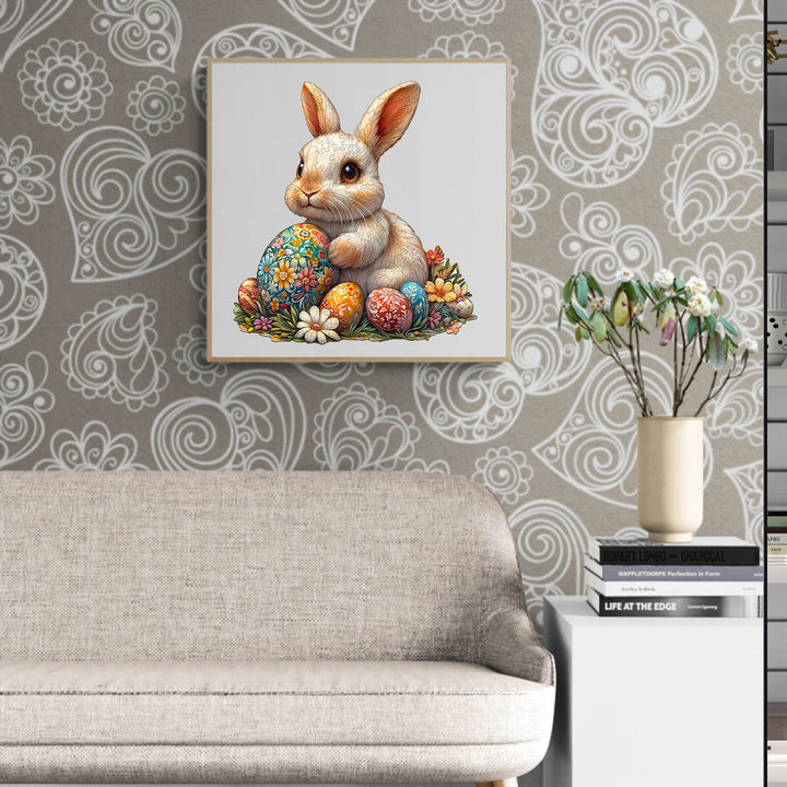 3D Osterhase Holzpuzzle