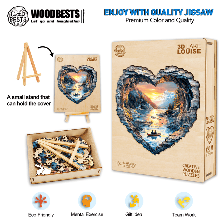 Lake Louise Holzpuzzle