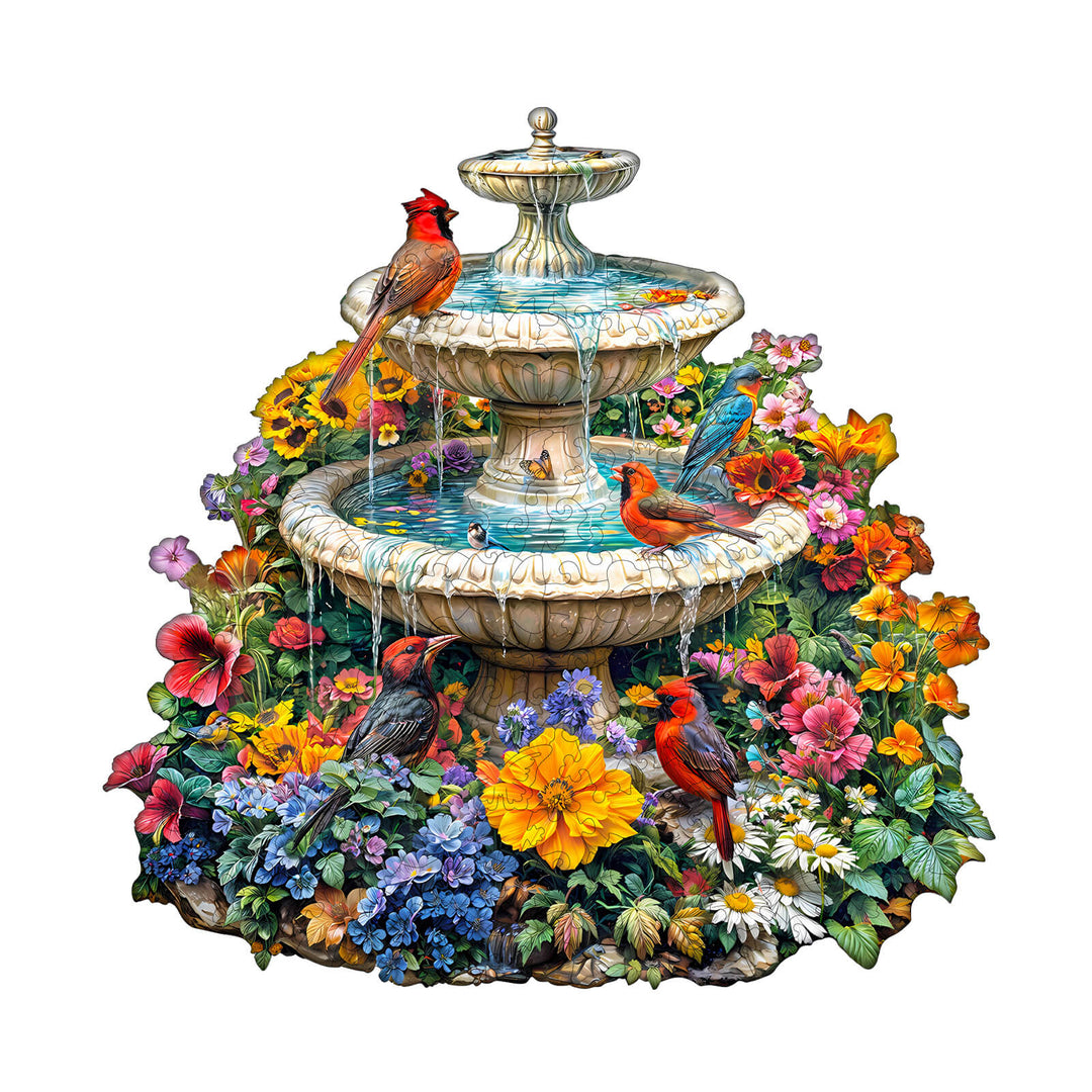 Gartenmelodie Holzpuzzle