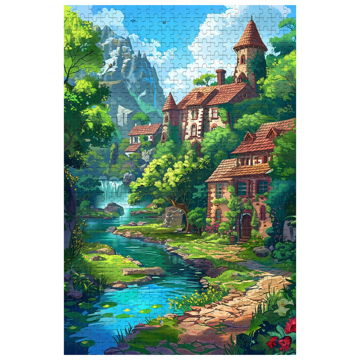 Beautiful Countryside 500 / 1000 Piece Puzzle - By Woodbests