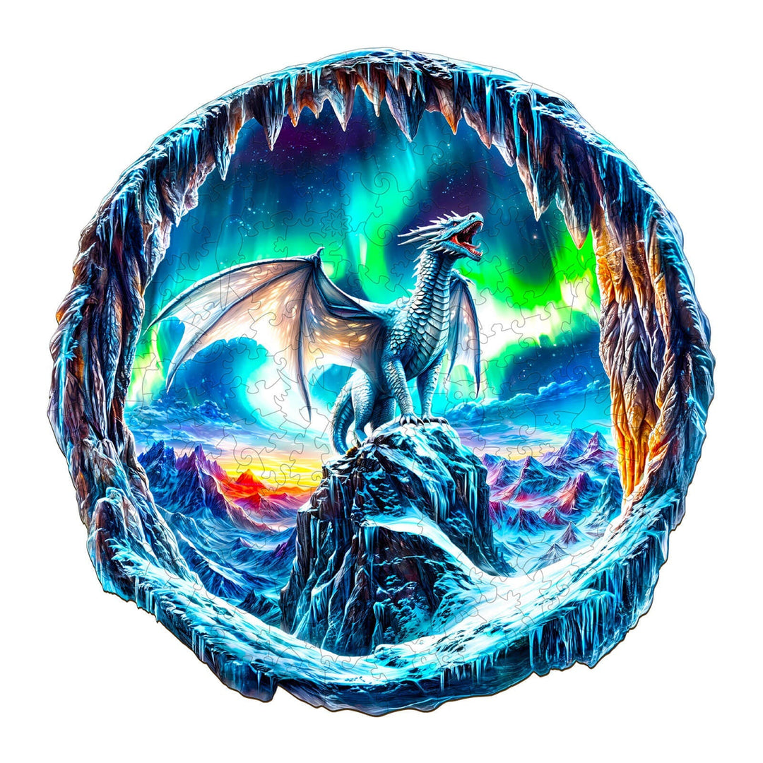 3D Aurora Dragon Wooden Jigsaw Puzzle - Woodbests