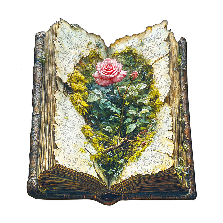 Letzte Blüte Holzpuzzle