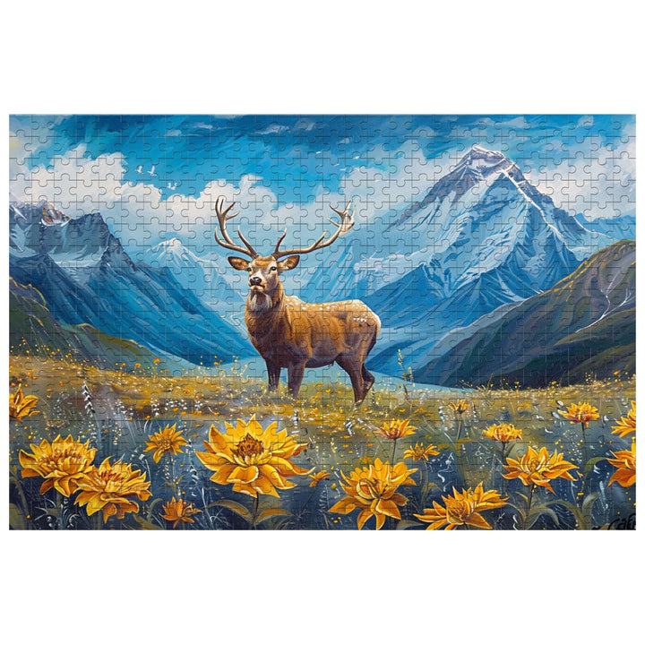 Elk 500 / 1000 Piece Puzzle - Woodbests