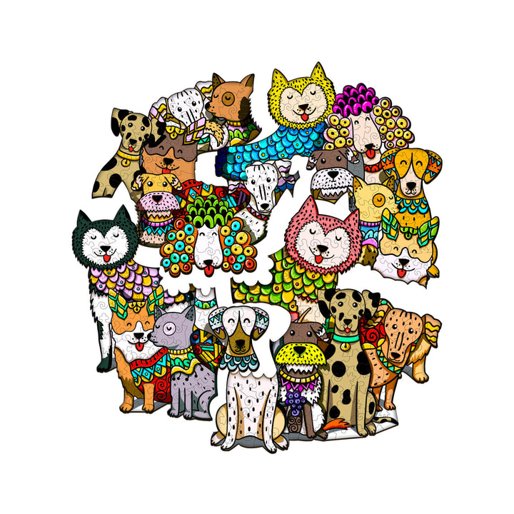 Party Puzzle-Luxus-Hund