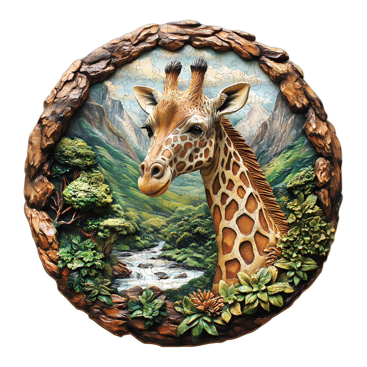 Giraffe Holzpuzzle