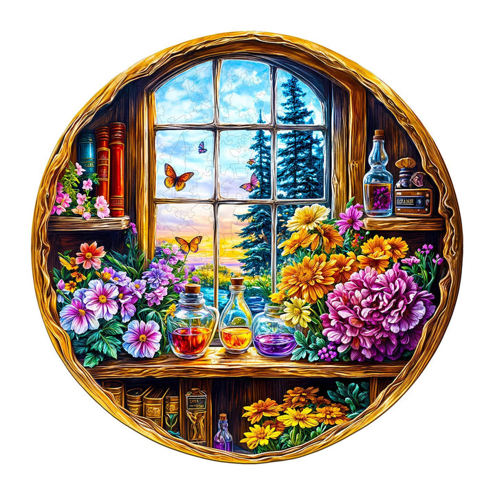 Traumfenster Holzpuzzle