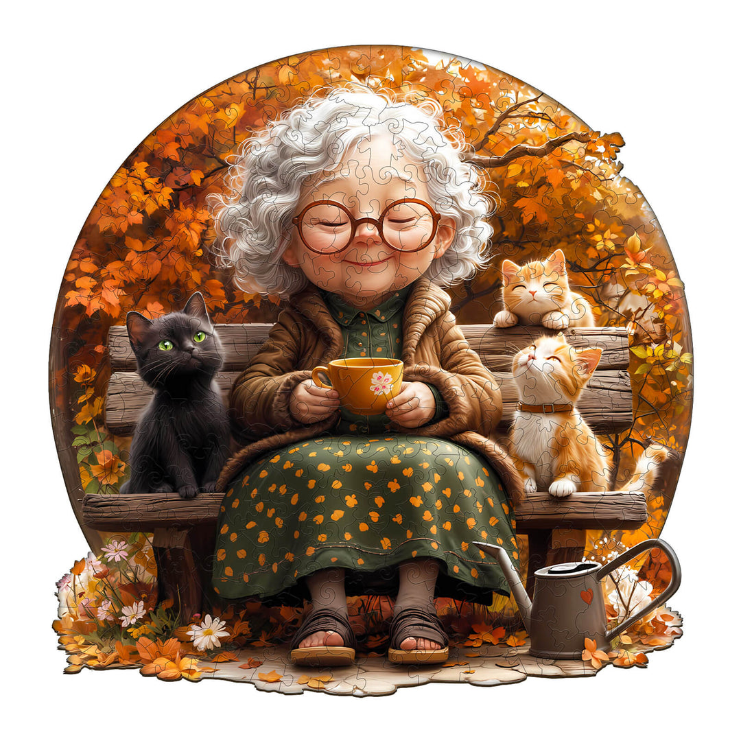 Pleasant afternoon Wooden Jigsaw Puzzle