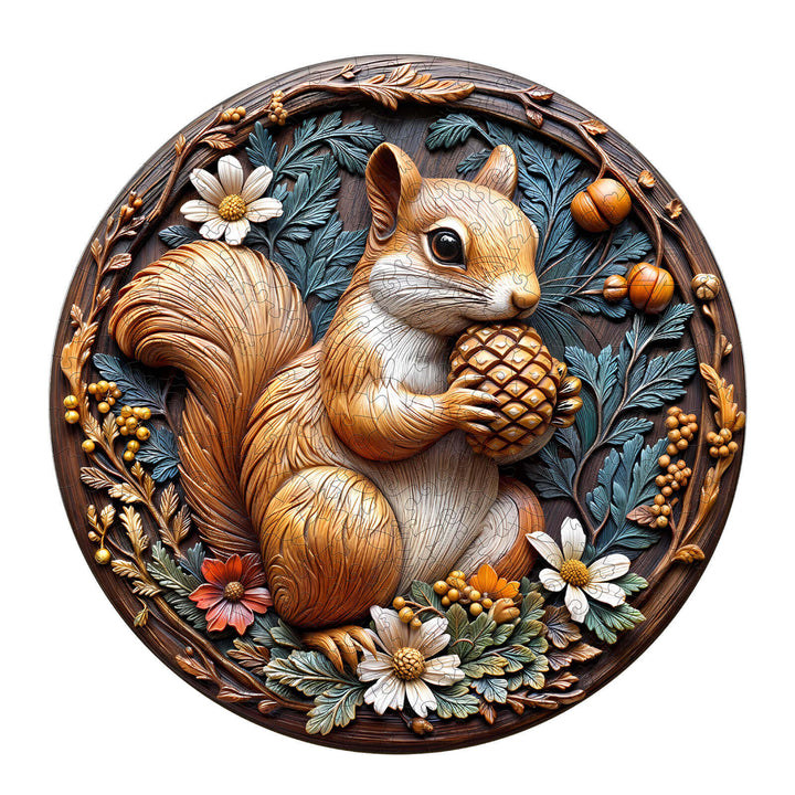 Forest Whimsy Wooden Jigsaw Puzzle