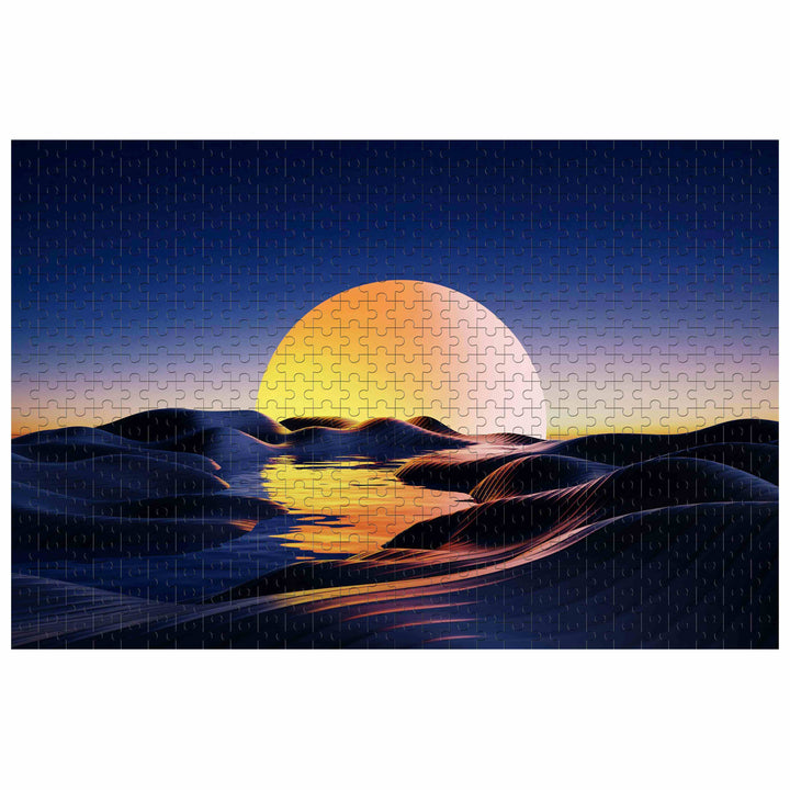 Sunset Desert 500 / 1000 Piece Puzzle - By Woodbests