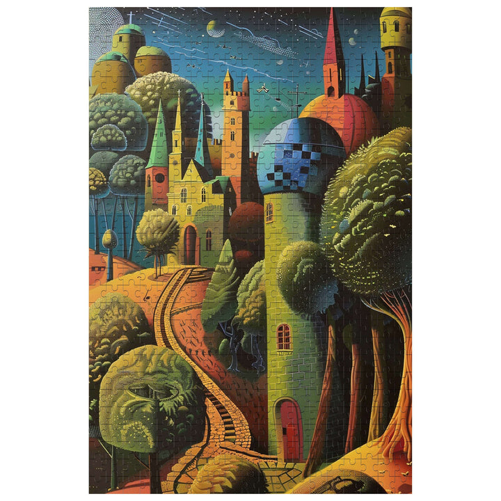 Desert City 500 / 1000 Piece Puzzle - Woodbests