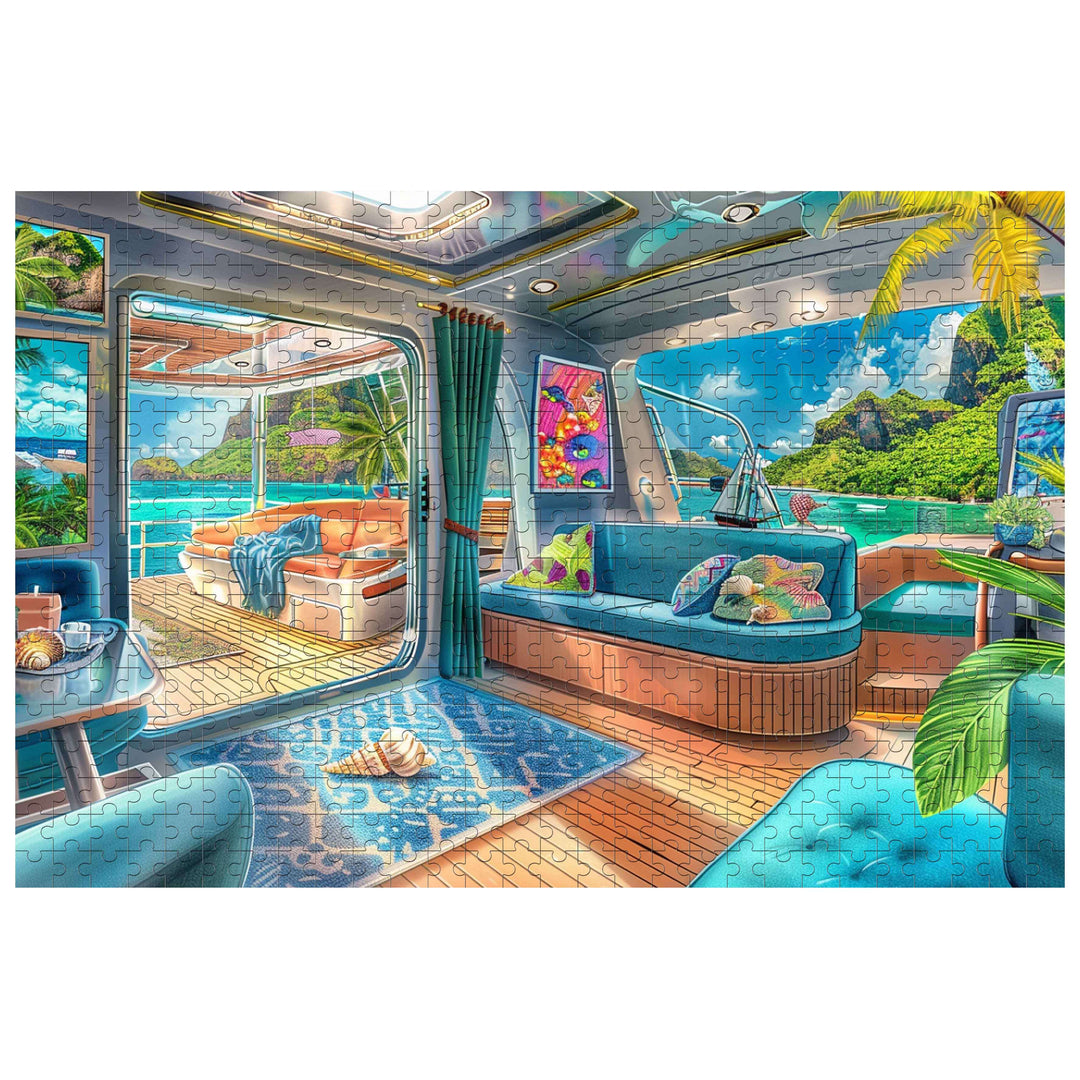 Luxury Yachts 500 / 1000 Piece Puzzle - By Woodbests