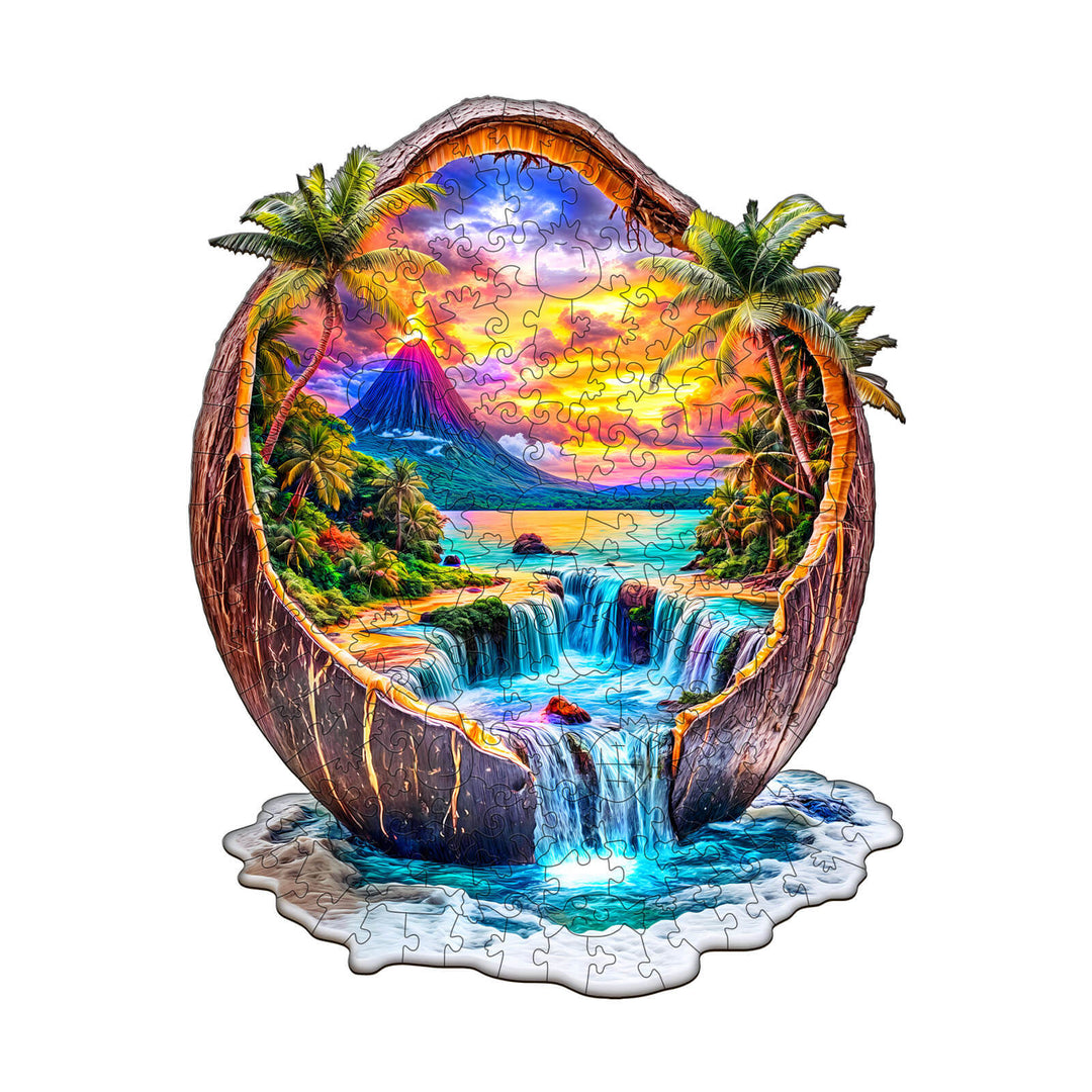Coconut Dream Wooden Jigsaw Puzzle