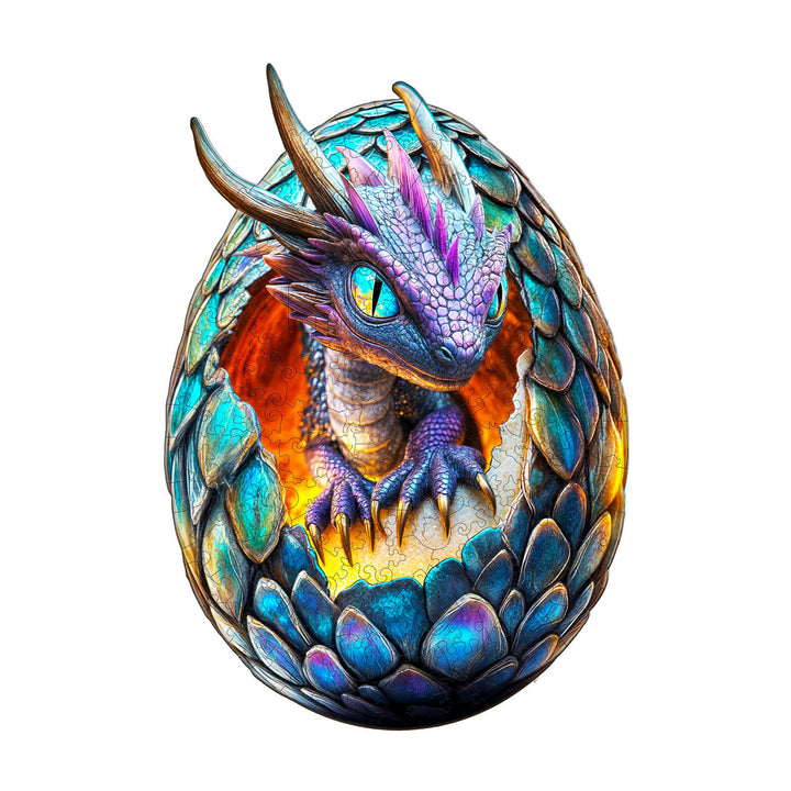 Drachen-Wiedergeburt Holzpuzzle