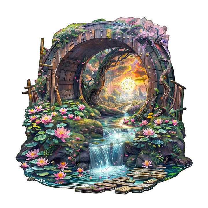 Barrel of Summer Wooden Jigsaw Puzzle