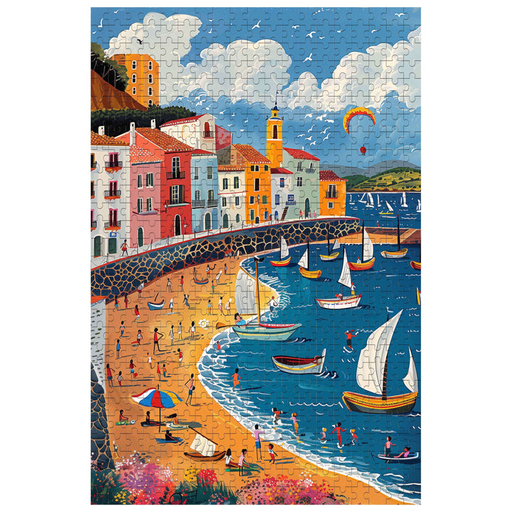 City Beach 500 / 1000 Piece Puzzle - Woodbests