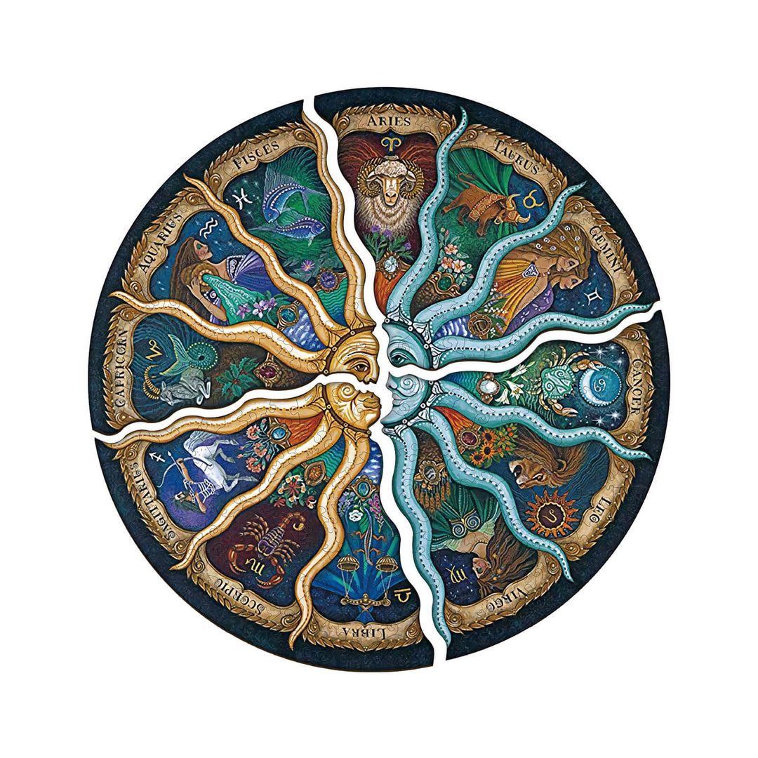 Party Puzzle-Tierkreis-Horoskop