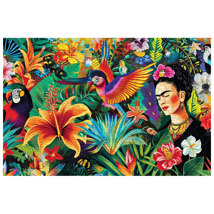 A Cluster of Flowers 500 / 1000 Piece Puzzle - Woodbests