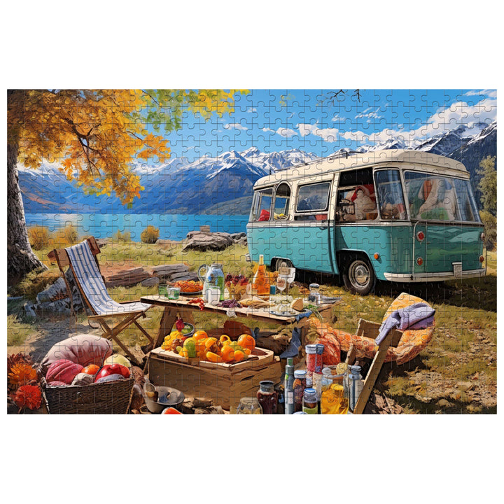 Camping 500 / 1000 Piece Puzzle - Woodbests