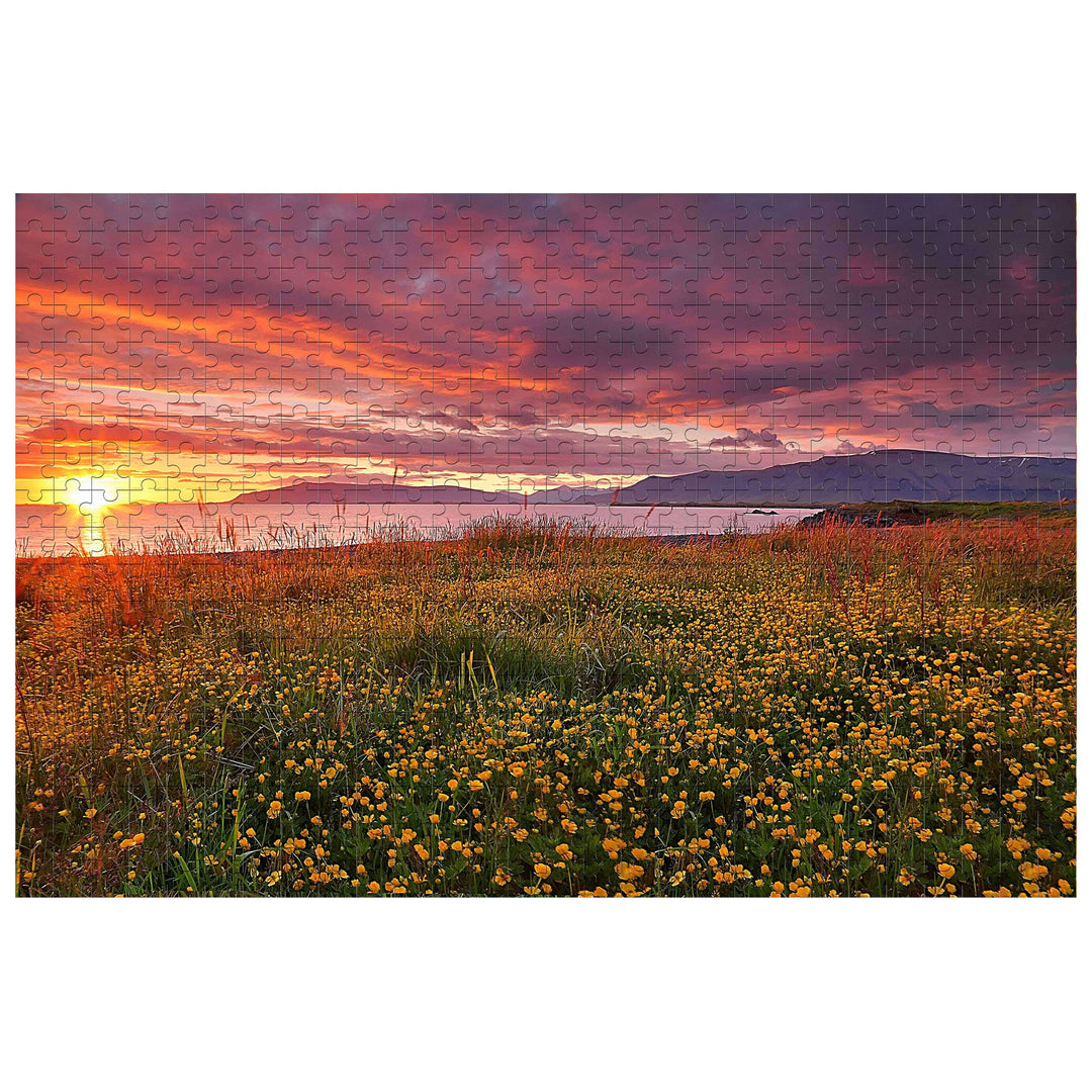 Lakeside Sunset 500 / 1000 Piece Puzzle - Woodbests