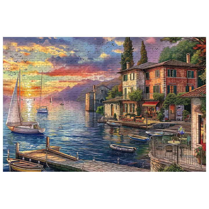 Golden Twilight Haven 500 / 1000 Piece Puzzle - By Woodbests